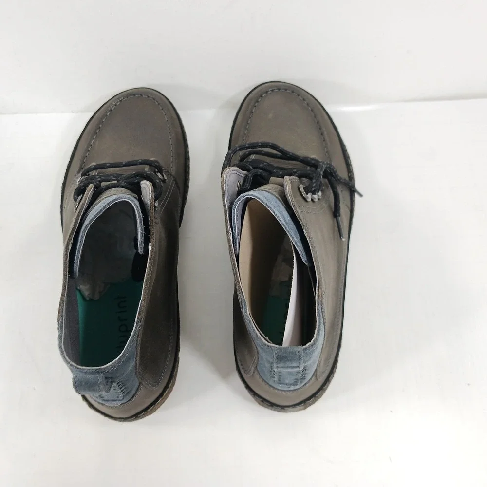 Bluprint Newport Overcast Mens Grey Leather Chukka Boots BP155FT04-OVC10 Size 10